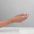 Liens de chameau | Bracelet Mini Kismet | Orange x Argent